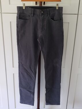 Marine Layer Slim Straight Jeans Mens‎ 30x32 in Slate Gray